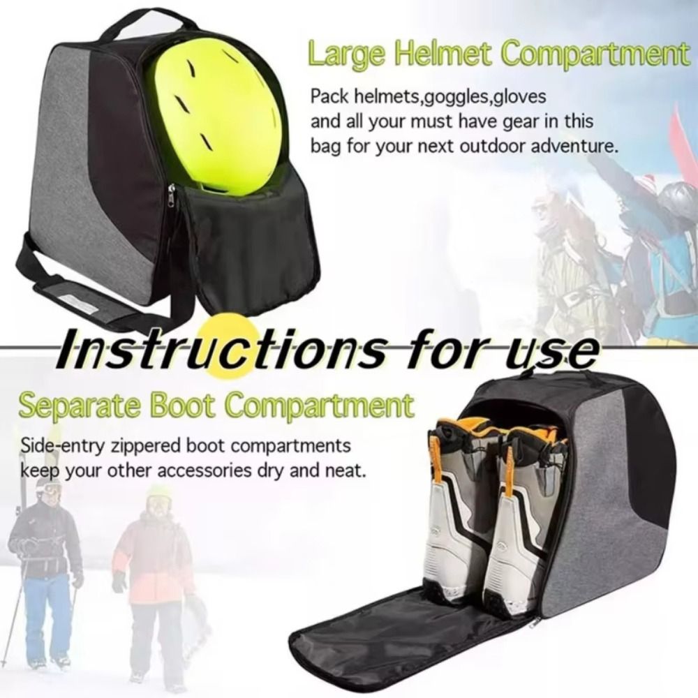 Ski Glove Waterproof - Wasserdichte Skischuh-Tasche, Schuhe, Handschuhe, Winter-Schnee-Snowboard-Aufbewahrungstasche, Leichte