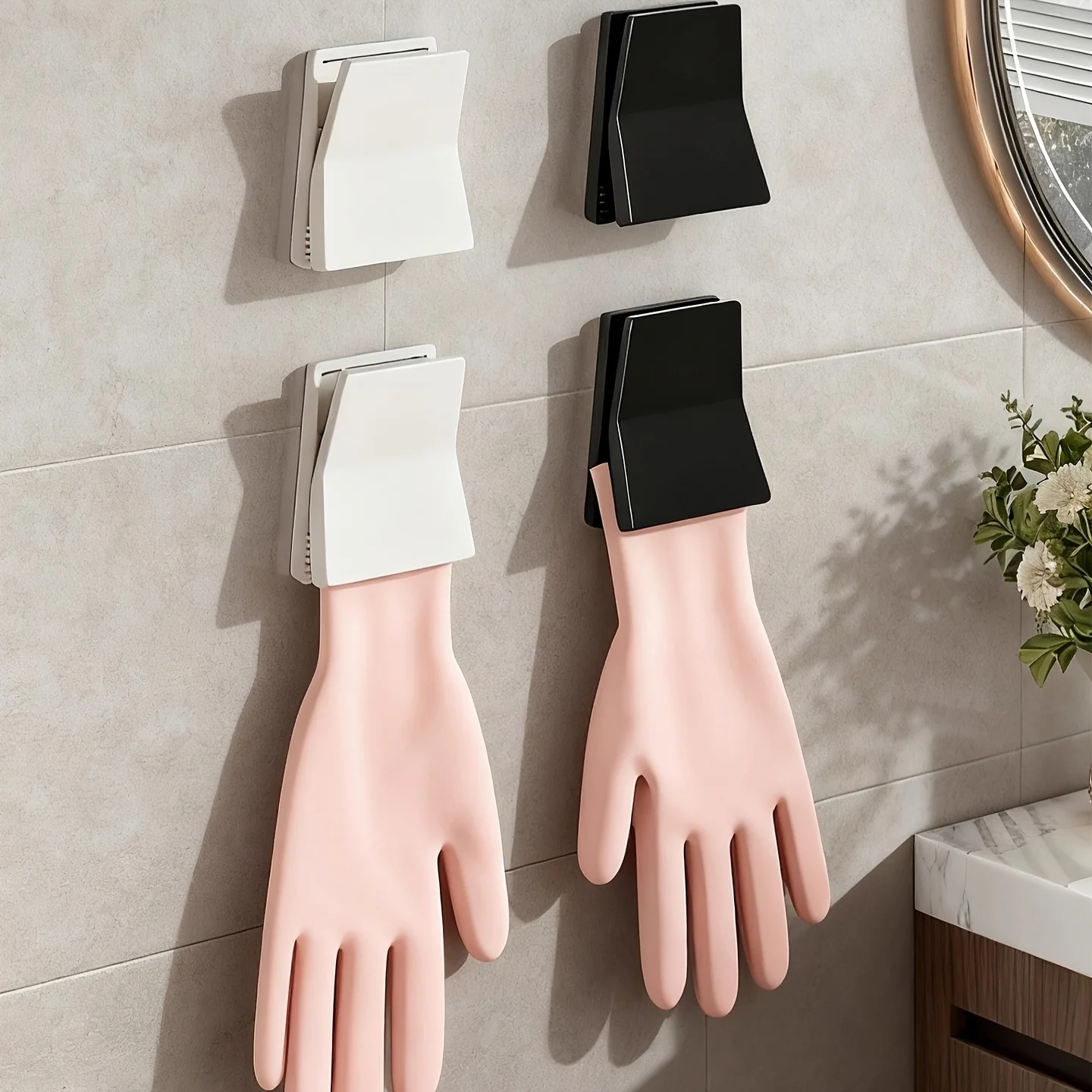 Dish Glove Rubber - Küchen-Gummihandschuhhalter, Haken für Spülhandschuhe, Geschirrtuch- und