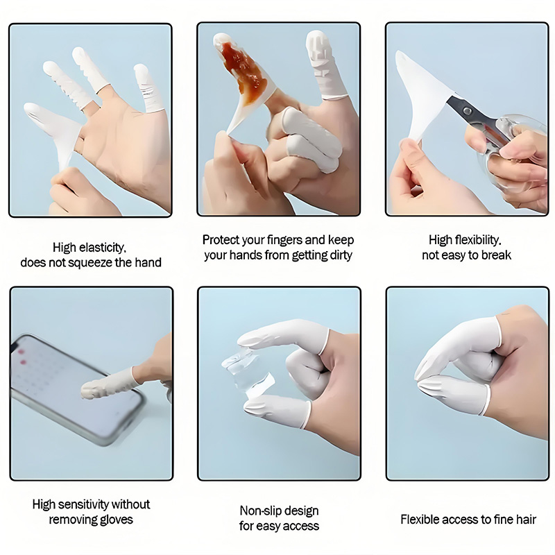 200PCS Multi-farbe Einweg Fing – Latex Disposable Glove Bewertung und Preis