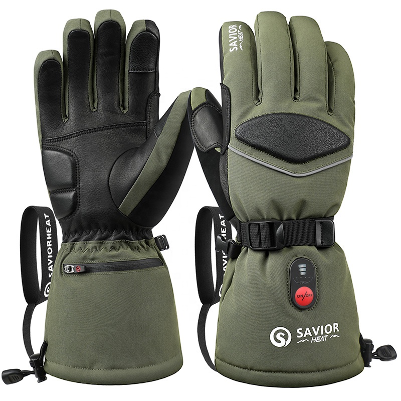 Grüne 7,4V 3000mAh Outdoor War – Ski Glove Waterproof Bewertung und Preis